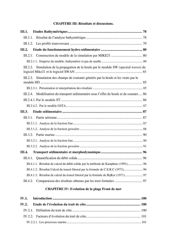 Processus morpho-sédimentaire et évolution multi-échelle de la plage front de mer de la ville de boumerdes