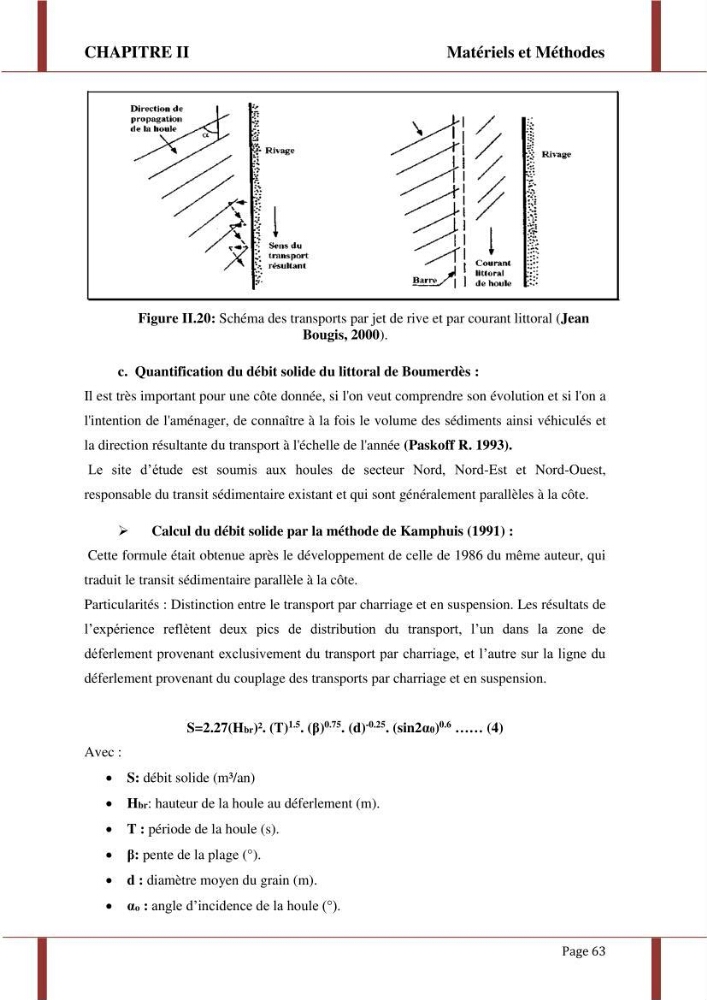 Processus morpho-sédimentaire et évolution multi-échelle de la plage front de mer de la ville de boumerdes