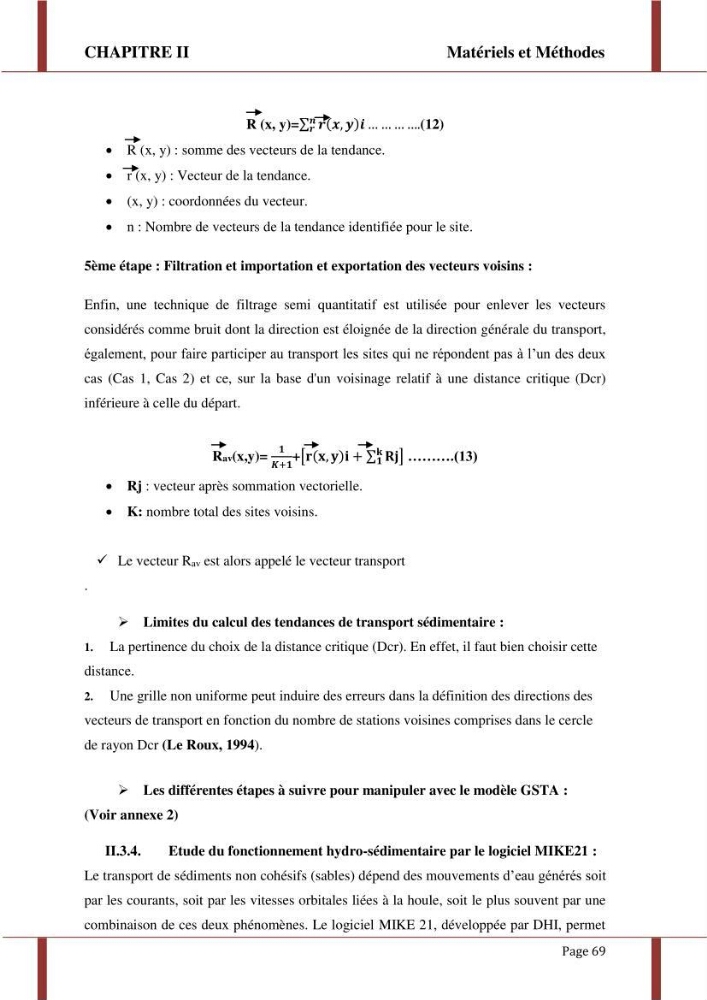 Processus morpho-sédimentaire et évolution multi-échelle de la plage front de mer de la ville de boumerdes