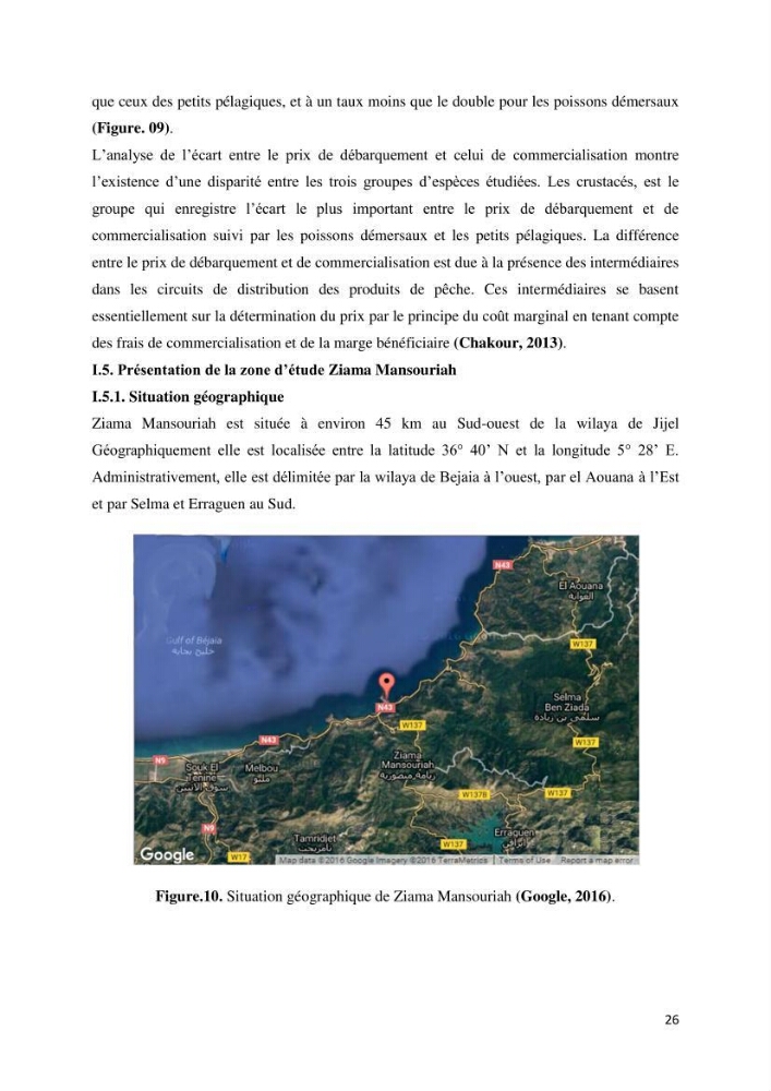Etude des indicateurs socio-économiques de la pêcherie sardinière dans le port de Ziama Mansouriah: