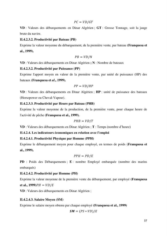 Etude des indicateurs socio-économiques de la pêcherie sardinière dans le port de Ziama Mansouriah: