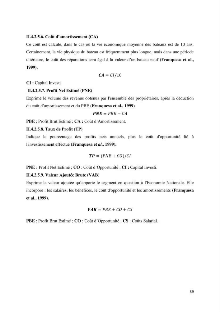 Etude des indicateurs socio-économiques de la pêcherie sardinière dans le port de Ziama Mansouriah: