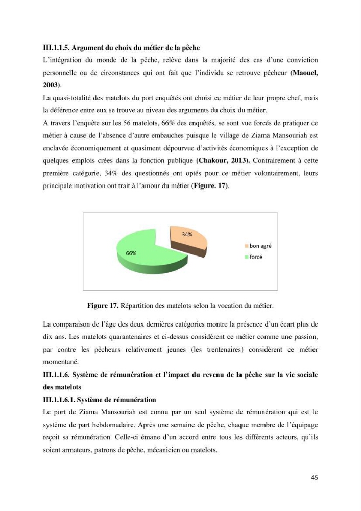 Etude des indicateurs socio-économiques de la pêcherie sardinière dans le port de Ziama Mansouriah: