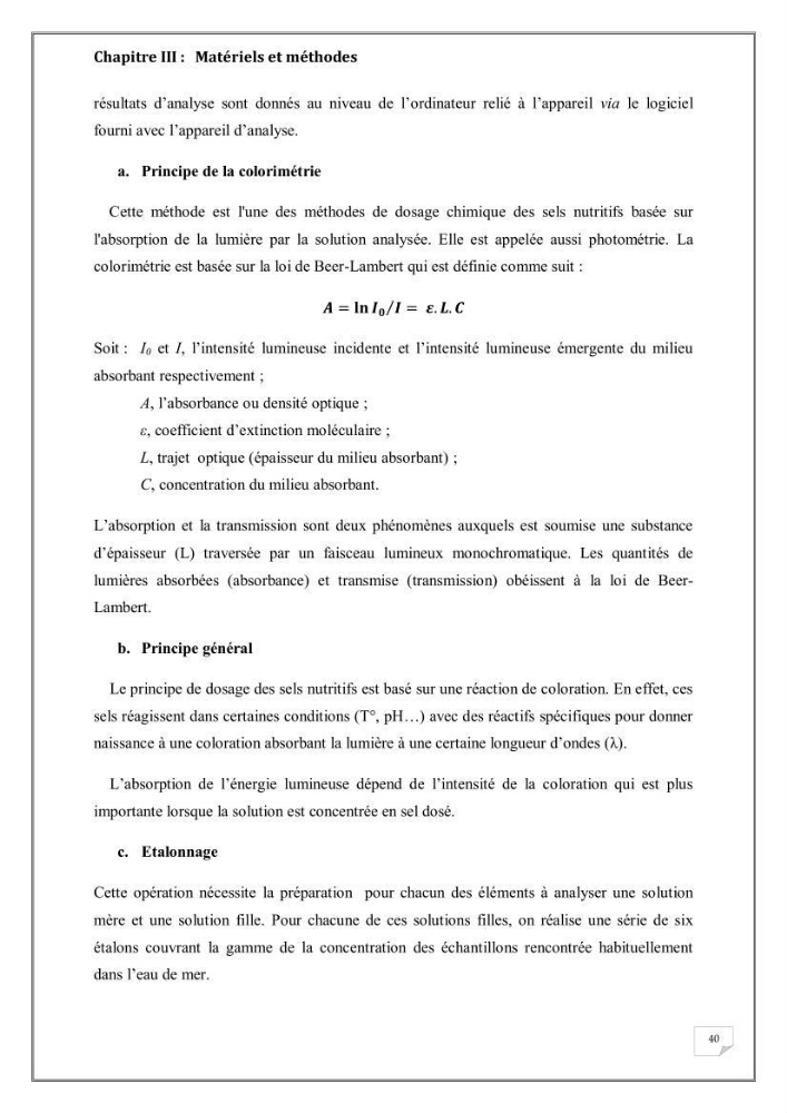 Evaluation de la pollution marine dans la baie d\'Alger et la baie d\'El Djamila
