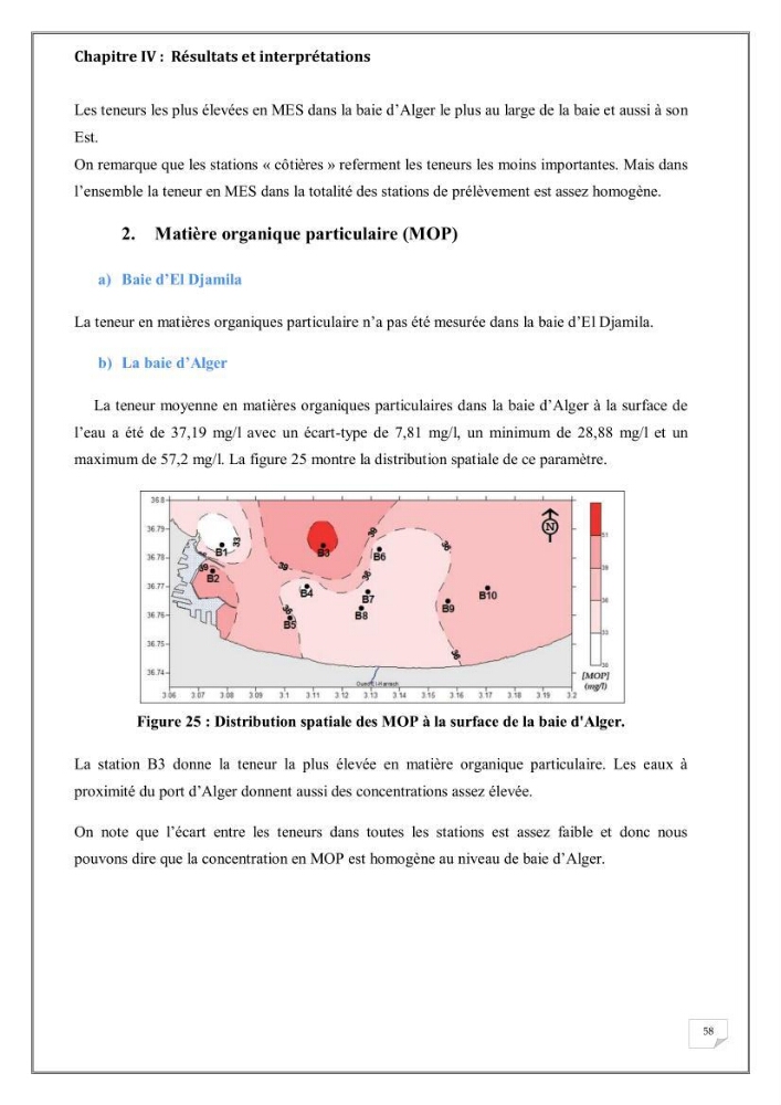 Evaluation de la pollution marine dans la baie d\'Alger et la baie d\'El Djamila