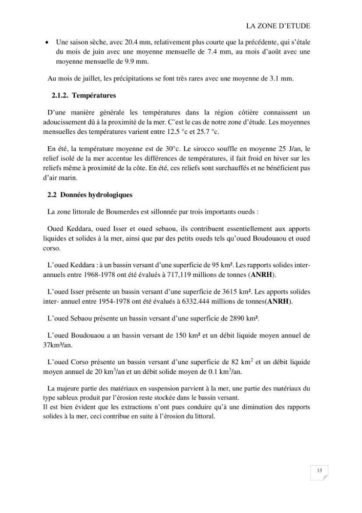 Etude de protection de la plage Est de Boumerdes
