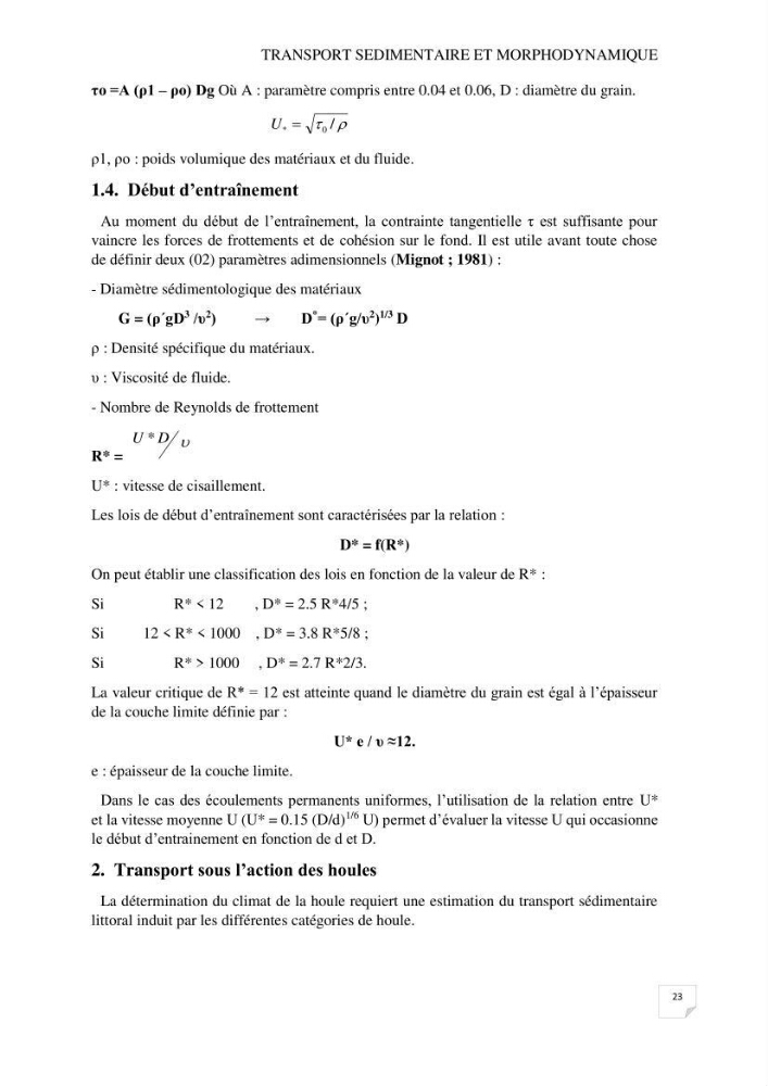 Etude de protection de la plage Est de Boumerdes