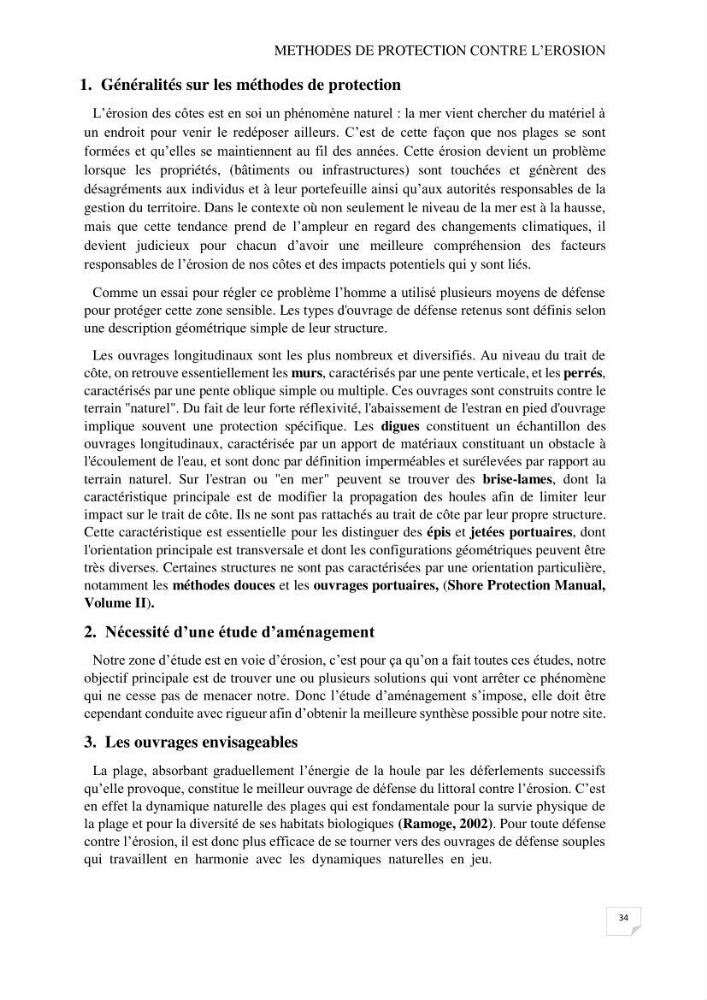Etude de protection de la plage Est de Boumerdes