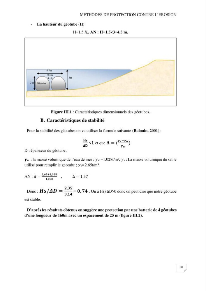 Etude de protection de la plage Est de Boumerdes