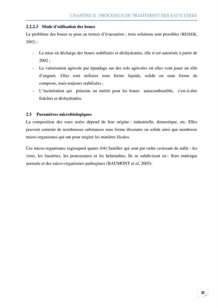 Etude des performances d\'une station d\'épuration des eaux usées