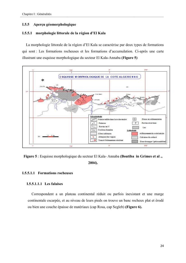 Etude biosédimentologique de la partie marine du parc d\'El-Kala