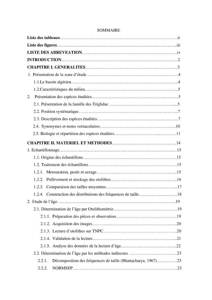 Contribution à l\'étude de la croissance et de l\'exploitation du genre Chelidonichthys ( Actinopteri, Triglidae) dans la côte Algérienne: