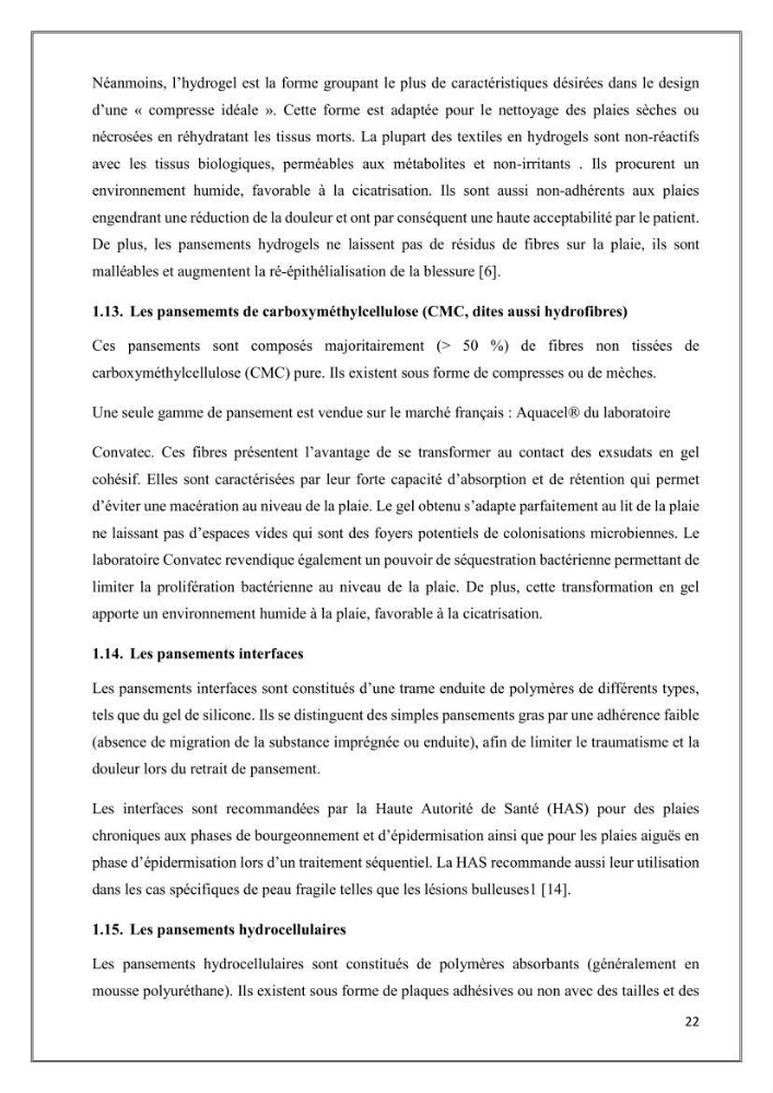 Élaboration et caractérisation de pansements innovants à base de chitosane marin.