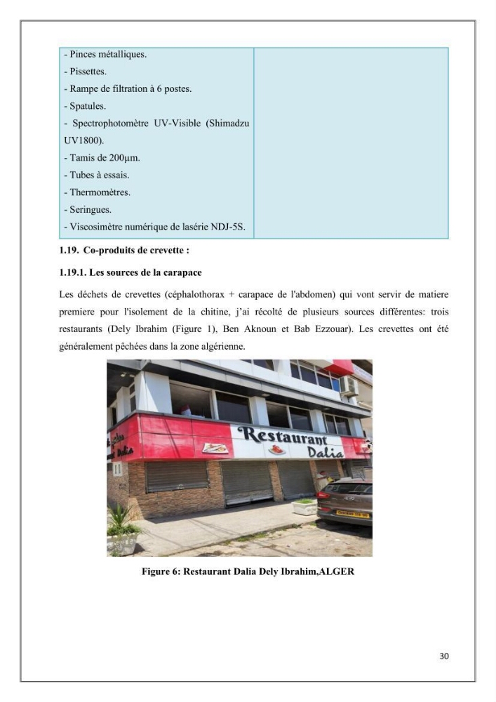 Élaboration et caractérisation de pansements innovants à base de chitosane marin.