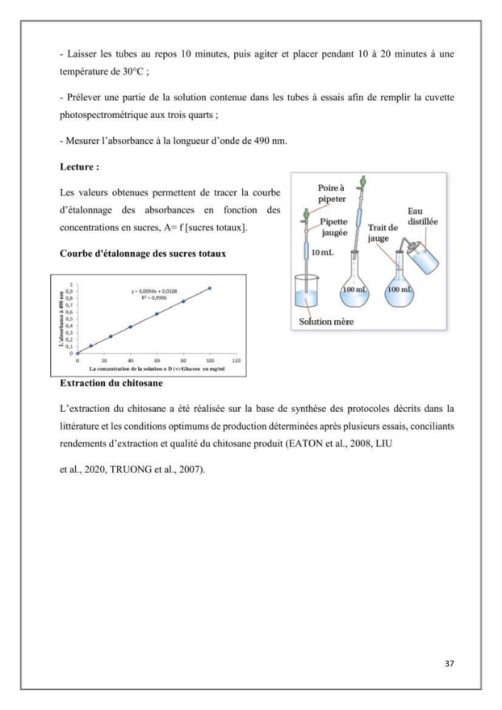 Élaboration et caractérisation de pansements innovants à base de chitosane marin.