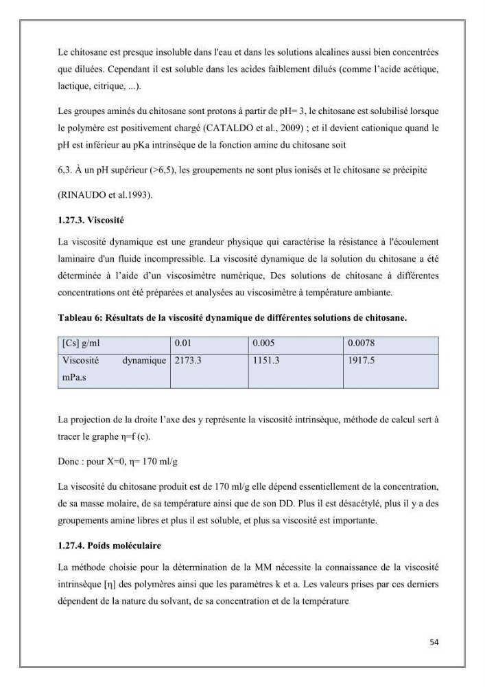 Élaboration et caractérisation de pansements innovants à base de chitosane marin.