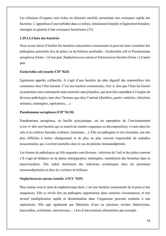 Élaboration et caractérisation de pansements innovants à base de chitosane marin.