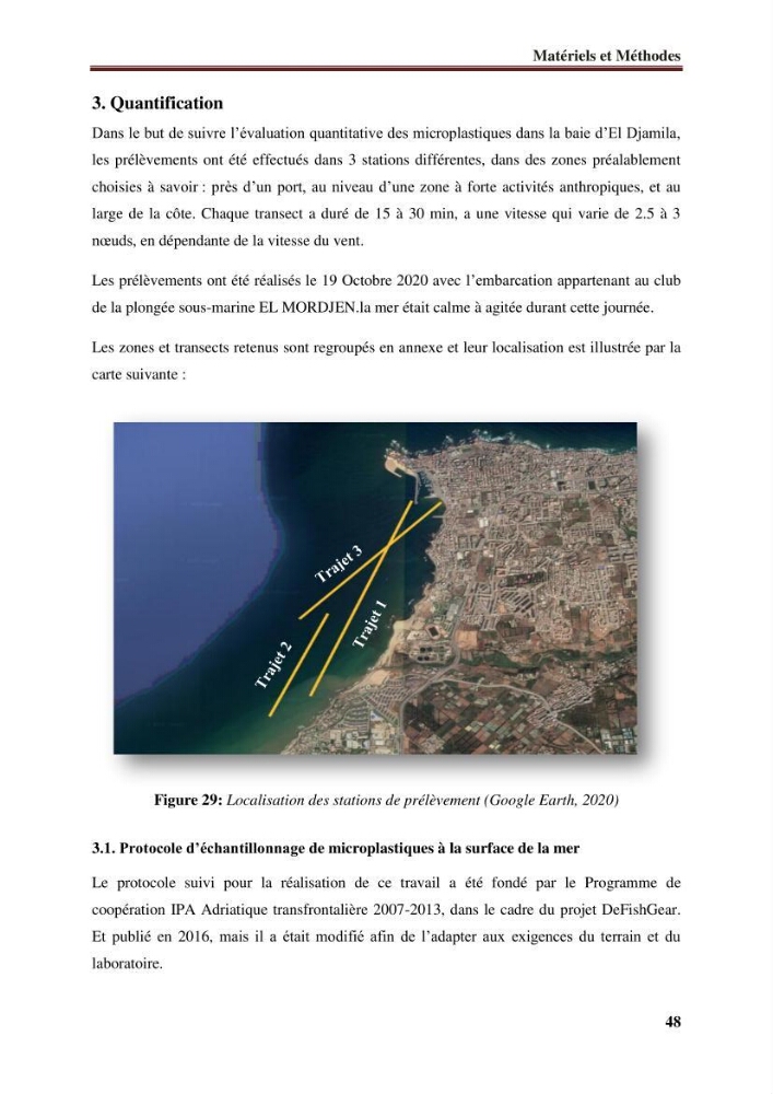 Conception d’un nouveau engin de prélèvement des microplastiques en surface de l’eau de mer