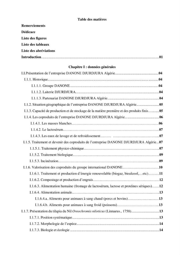 Valorisation des sous-produits de l\'industrie laitières (DANONE) en vue de la fabrication d\'un aliment aquacole