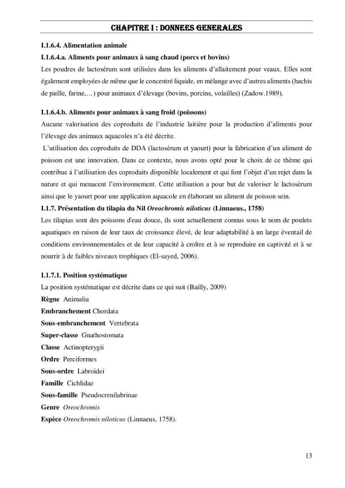 Valorisation des sous-produits de l\'industrie laitières (DANONE) en vue de la fabrication d\'un aliment aquacole
