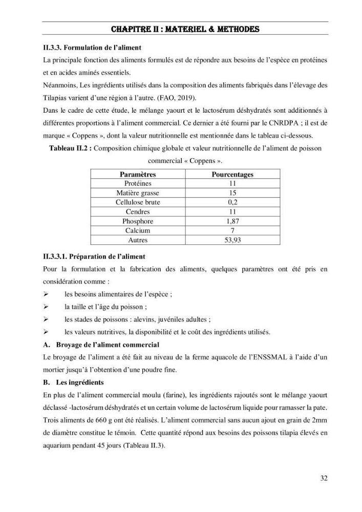 Valorisation des sous-produits de l\'industrie laitières (DANONE) en vue de la fabrication d\'un aliment aquacole