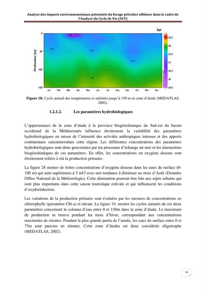 Analyse des impacts environnementaux potentiels du forage pétrolier offshore dans le cadre de l’Analyse du Cycle de Vie (ACV):