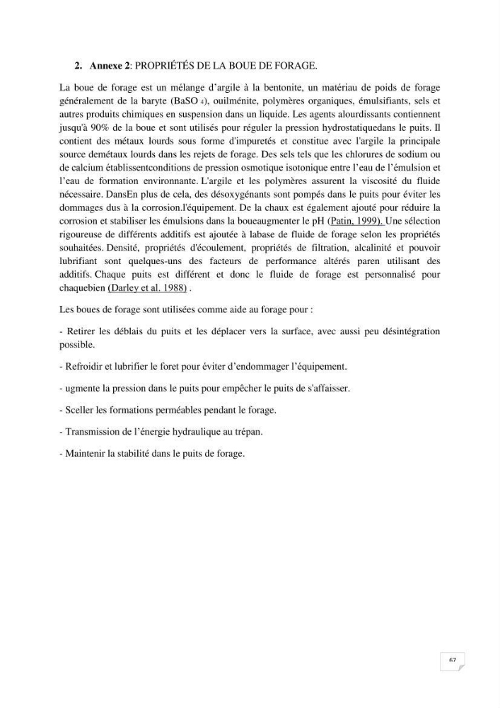 Analyse des impacts environnementaux potentiels du forage pétrolier offshore dans le cadre de l’Analyse du Cycle de Vie (ACV):