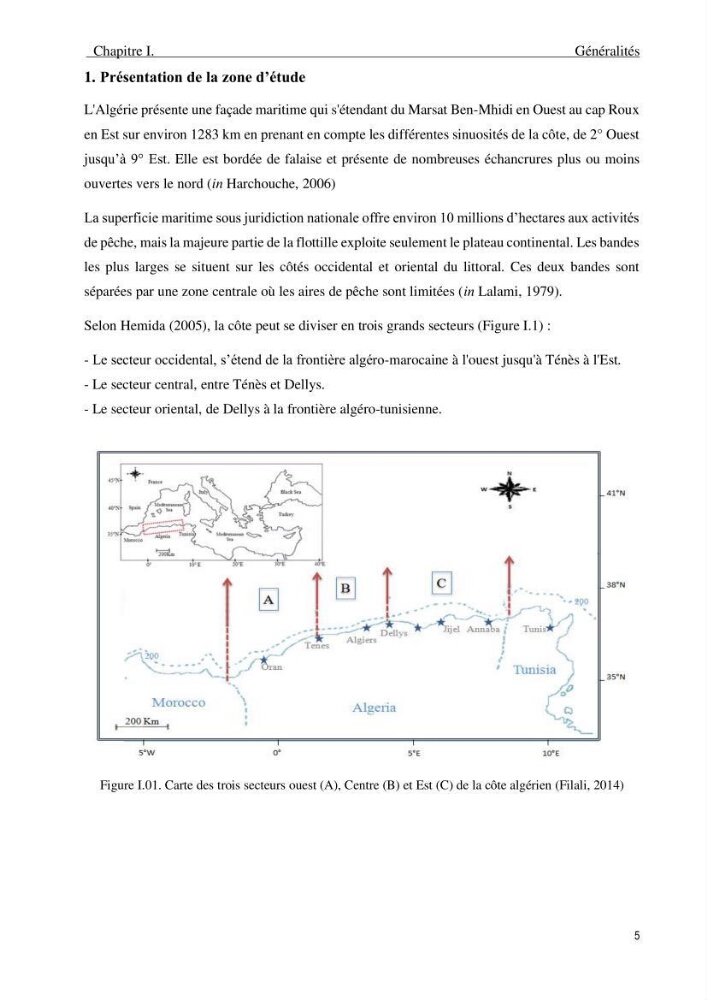Description des variations morpho-géométrique entre les espèces et les populations des Triglidae (Actinopterygii, Scorpaeniformes) dans le bassin algérien