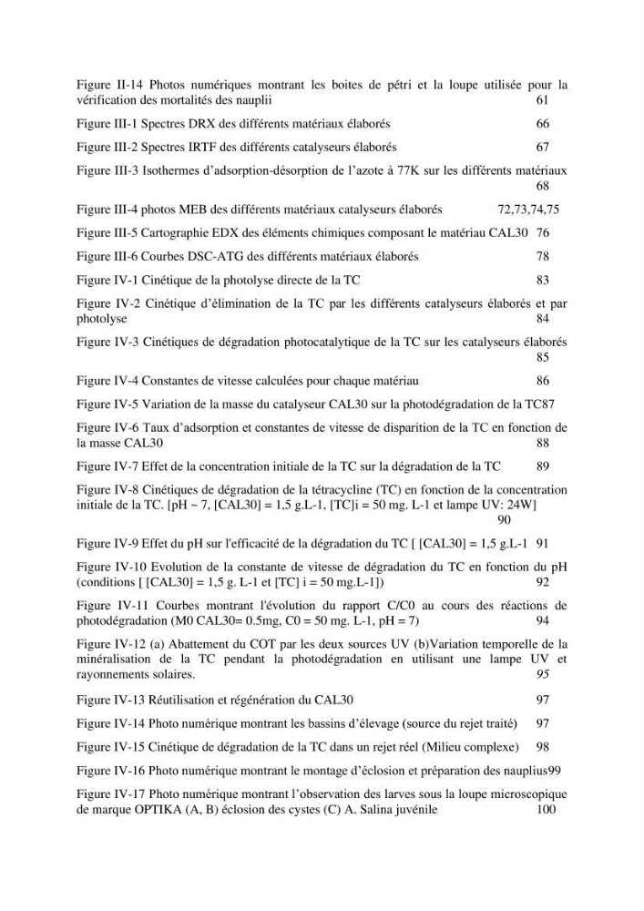 Etude du procédé hybride couplant l’adsorption et la photocatalyse. Application au traitement des effluents issus des fermes piscicoles.: