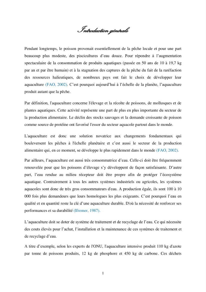 Etude du procédé hybride couplant l’adsorption et la photocatalyse. Application au traitement des effluents issus des fermes piscicoles.: