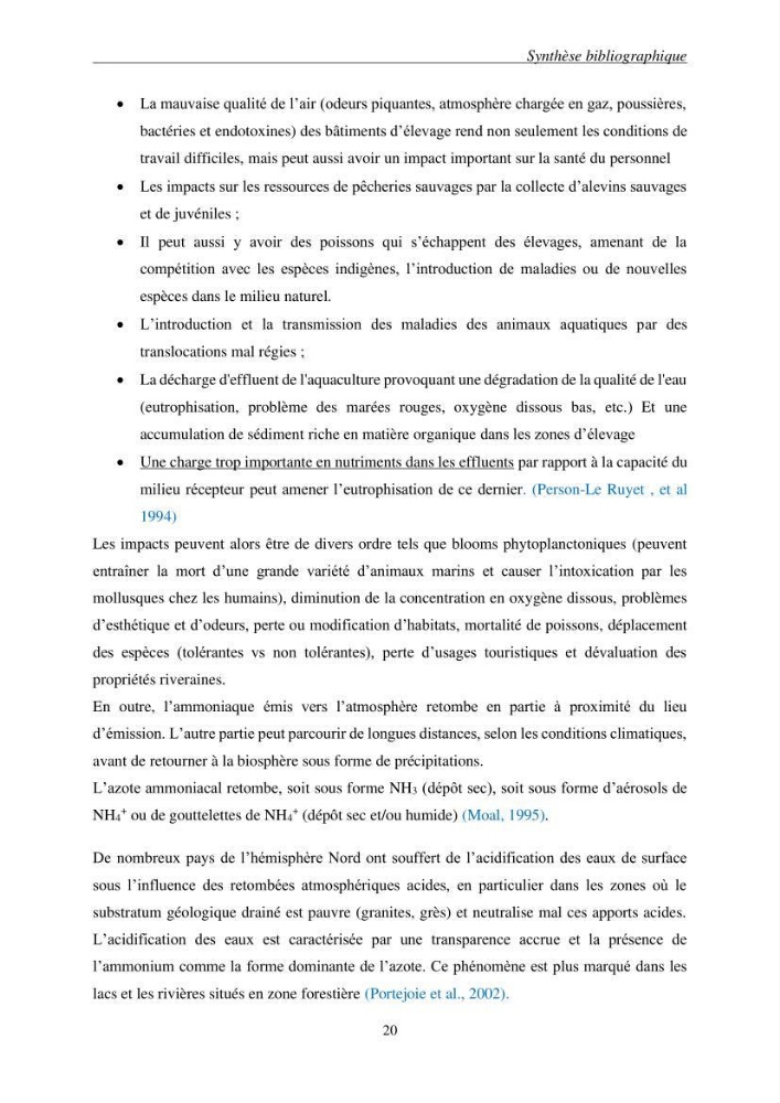 Etude du procédé hybride couplant l’adsorption et la photocatalyse. Application au traitement des effluents issus des fermes piscicoles.: