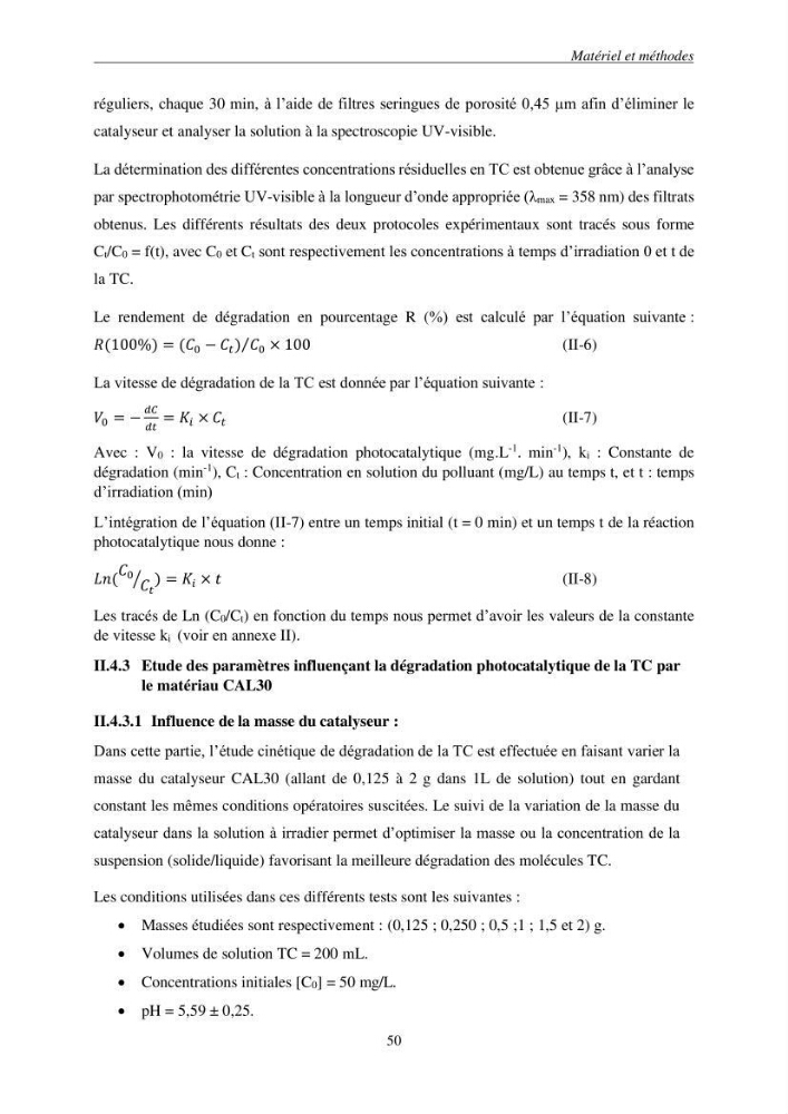 Etude du procédé hybride couplant l’adsorption et la photocatalyse. Application au traitement des effluents issus des fermes piscicoles.: