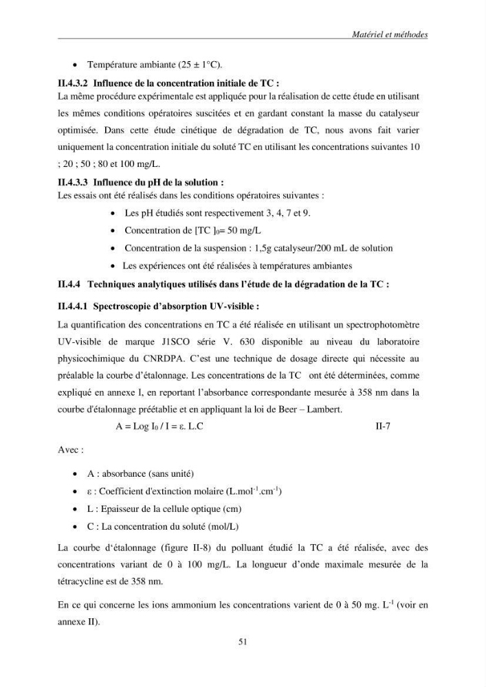 Etude du procédé hybride couplant l’adsorption et la photocatalyse. Application au traitement des effluents issus des fermes piscicoles.: