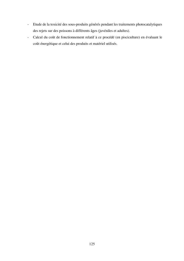 Etude du procédé hybride couplant l’adsorption et la photocatalyse. Application au traitement des effluents issus des fermes piscicoles.: