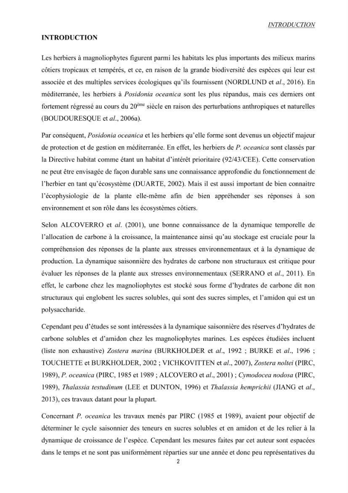 Etude échophysiologique de Posidonia oceanica (L.) Delile