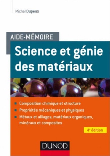 Science et génie des matériaux Science et génie des matériaux