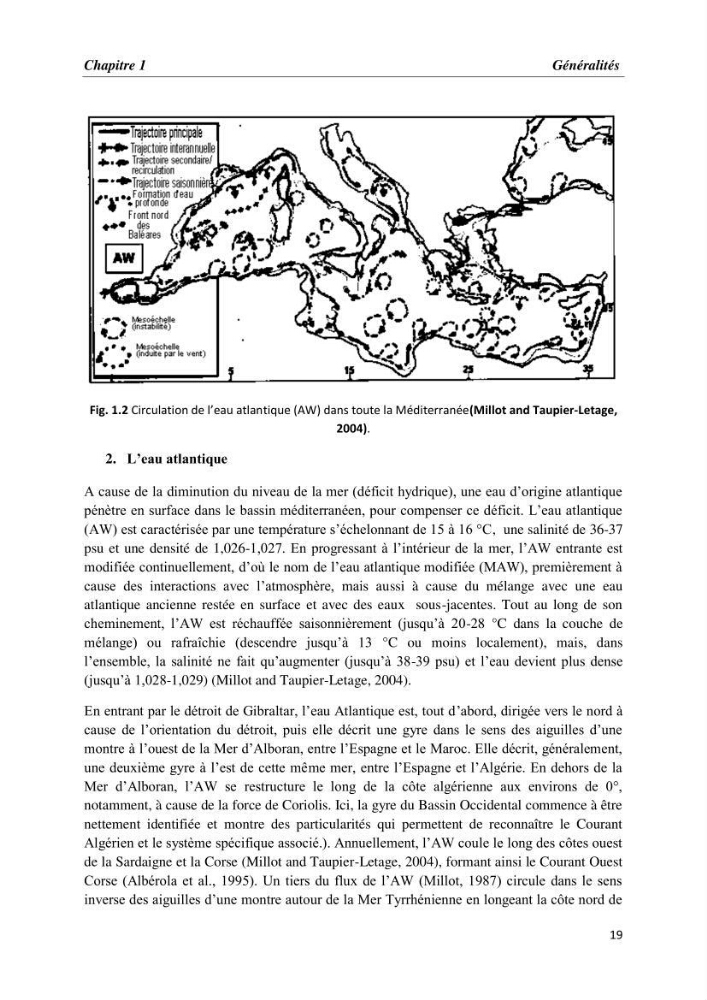Les paramètres physico-chimiques et les sels nutritifs dans la baie de Bou-Ismail