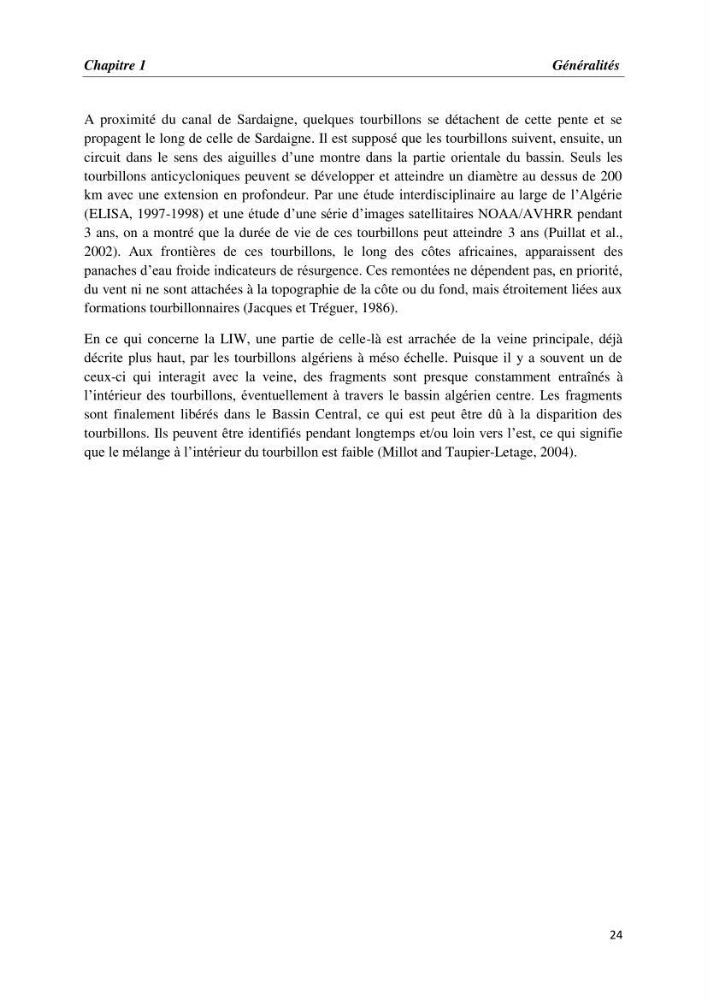 Les paramètres physico-chimiques et les sels nutritifs dans la baie de Bou-Ismail