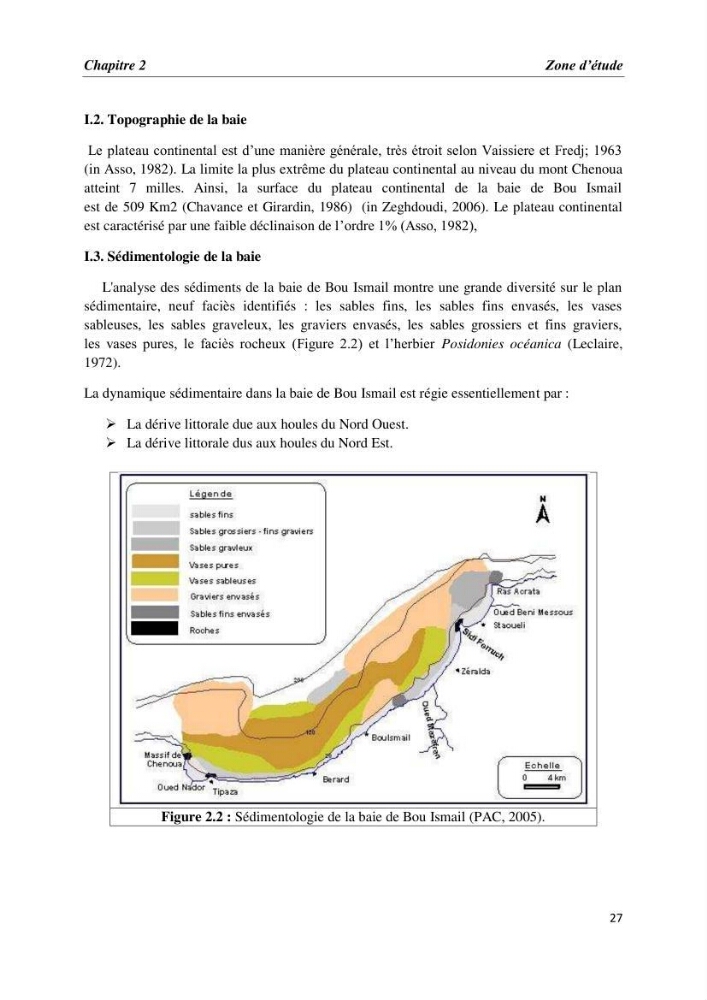 Les paramètres physico-chimiques et les sels nutritifs dans la baie de Bou-Ismail