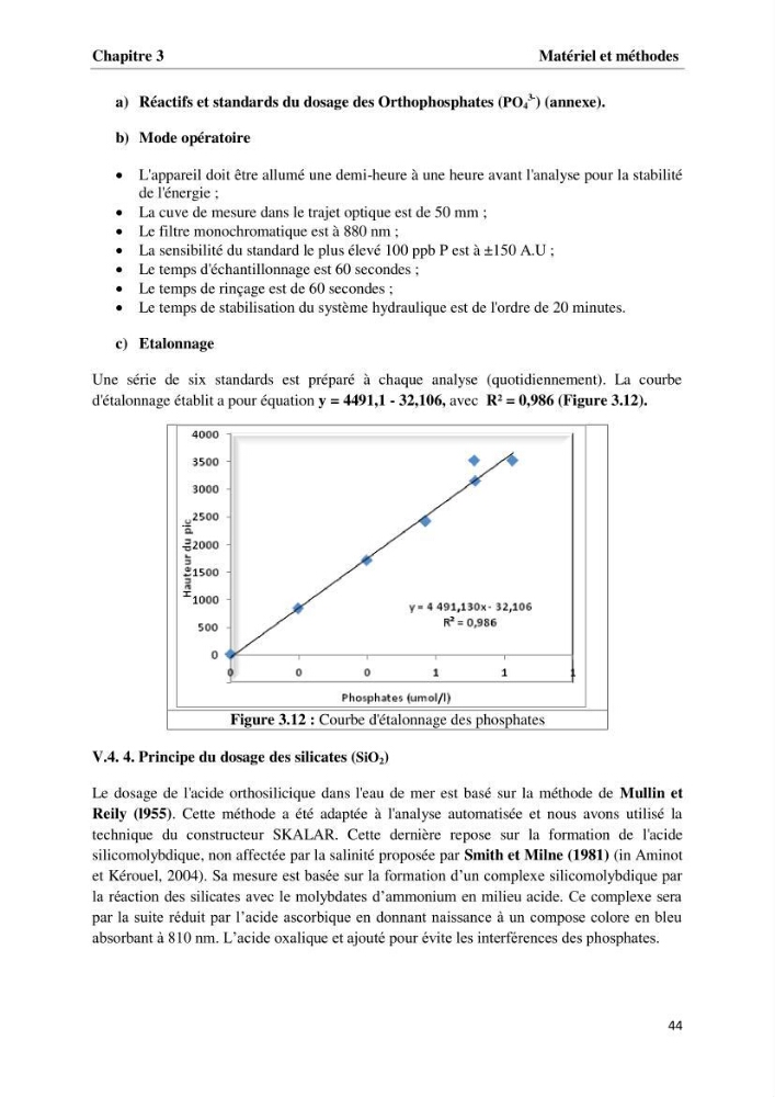 Les paramètres physico-chimiques et les sels nutritifs dans la baie de Bou-Ismail