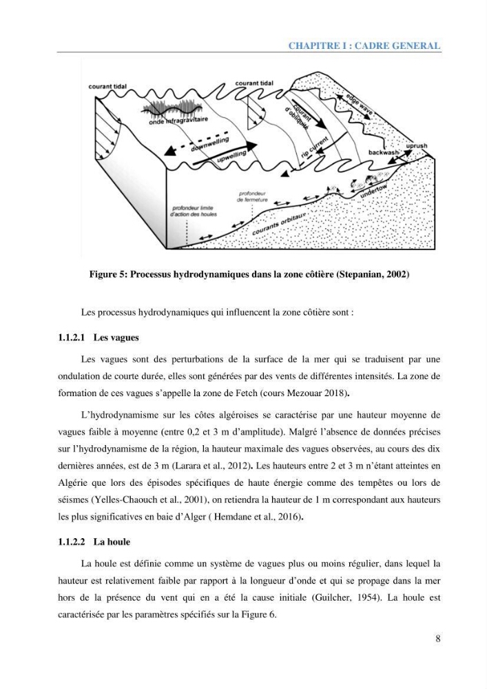 Etude et estimation des terres à risque par la submersion marine dans la région Ouest d’Alger: