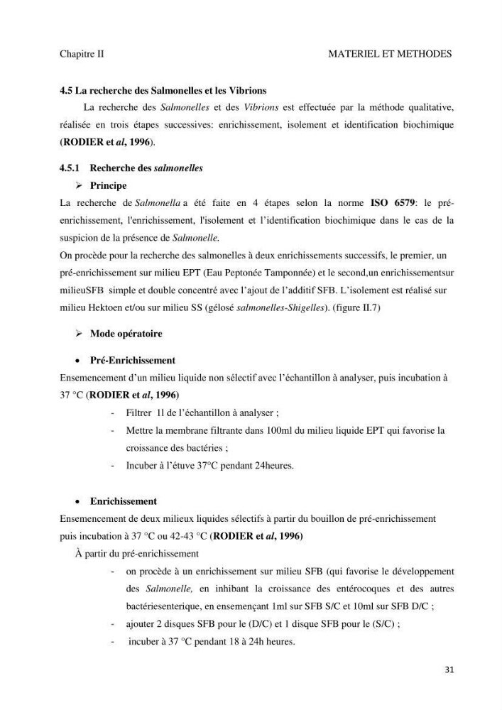 Suivi de la qualité microbiologique et physicochimique des eaux de baignade.