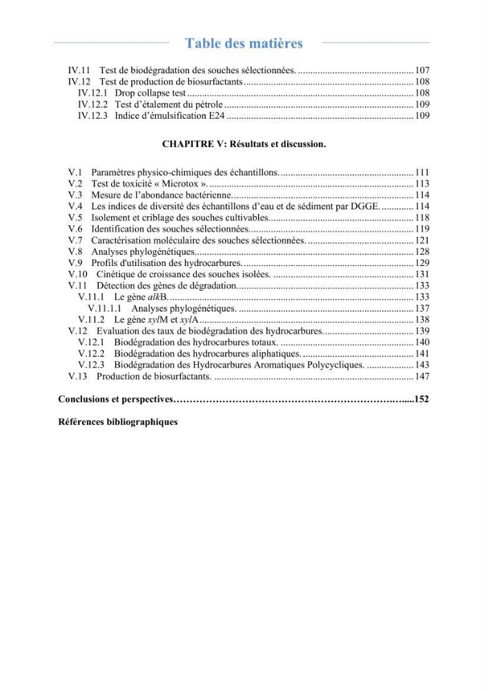 Isolement et caractérisation des bactéries marines dégradant les différentes fractions du pétrole