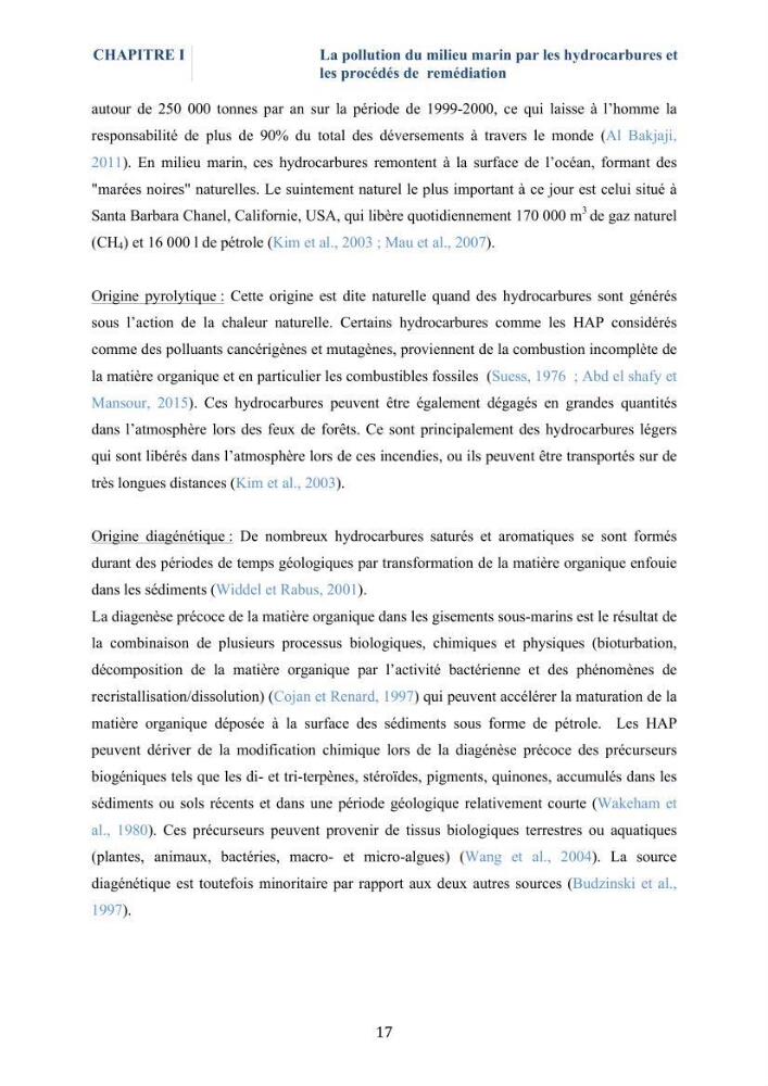 Isolement et caractérisation des bactéries marines dégradant les différentes fractions du pétrole