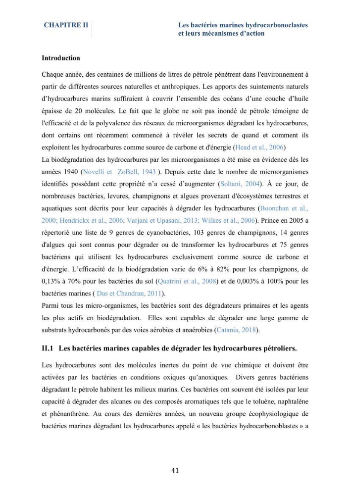 Isolement et caractérisation des bactéries marines dégradant les différentes fractions du pétrole