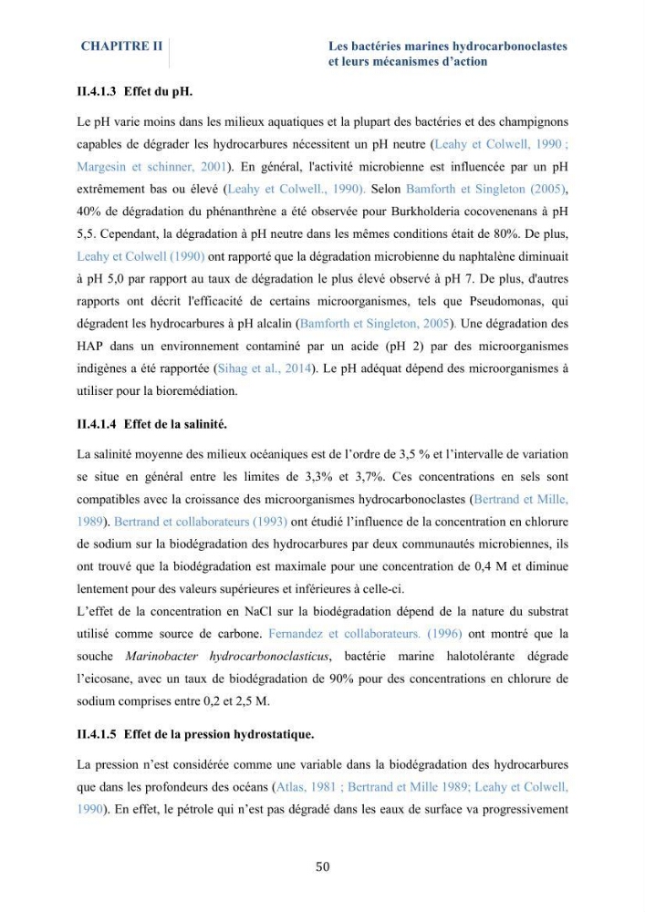 Isolement et caractérisation des bactéries marines dégradant les différentes fractions du pétrole