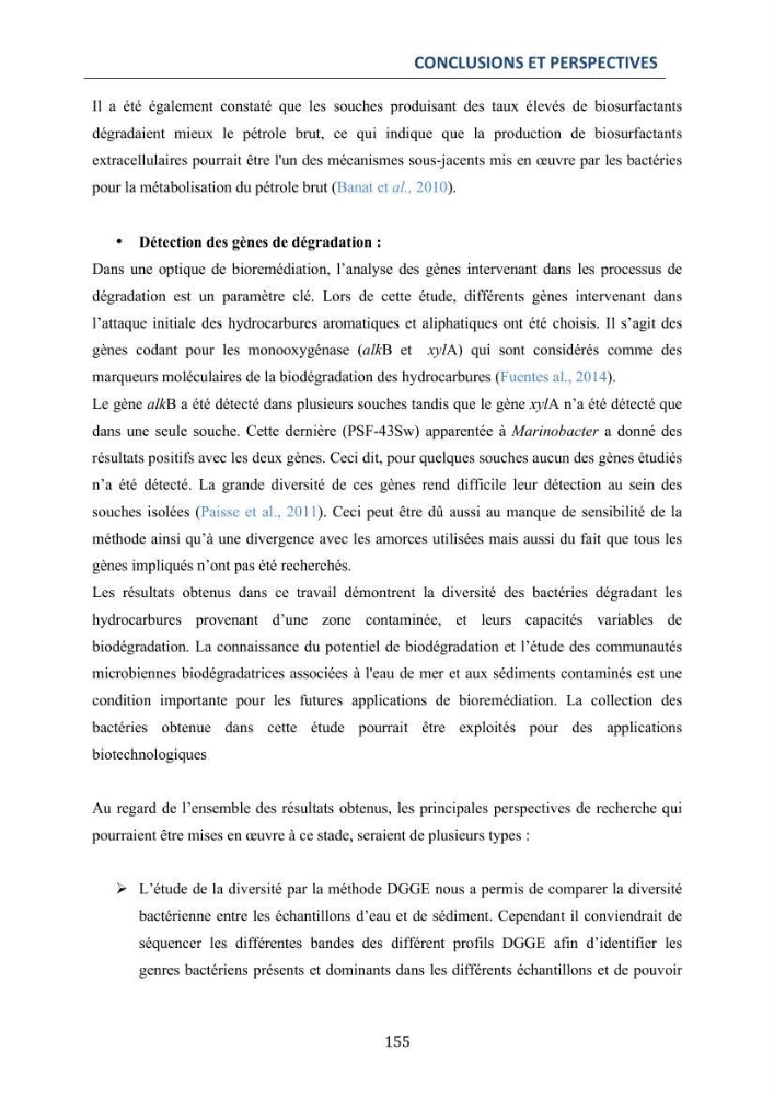Isolement et caractérisation des bactéries marines dégradant les différentes fractions du pétrole