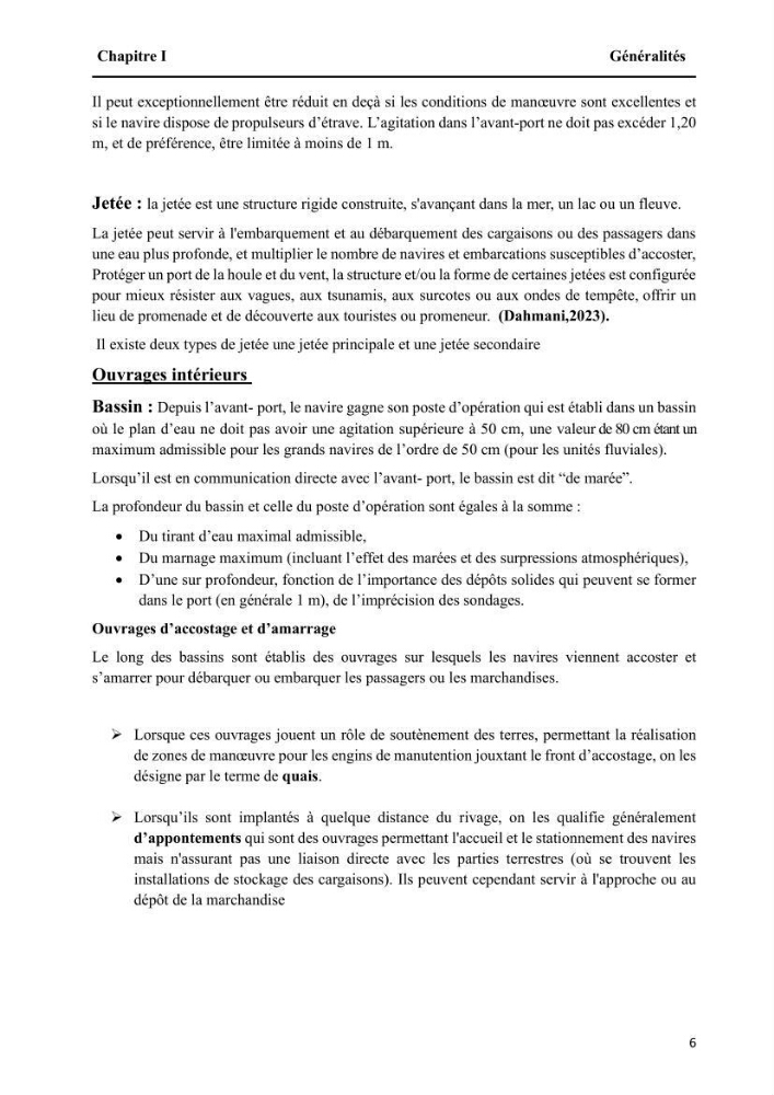 Modélisation de l\'impact des évènements océanologiques extrêmes sur le comportement et l\'agitation des zonzs portuaires du littoral centre Algérien