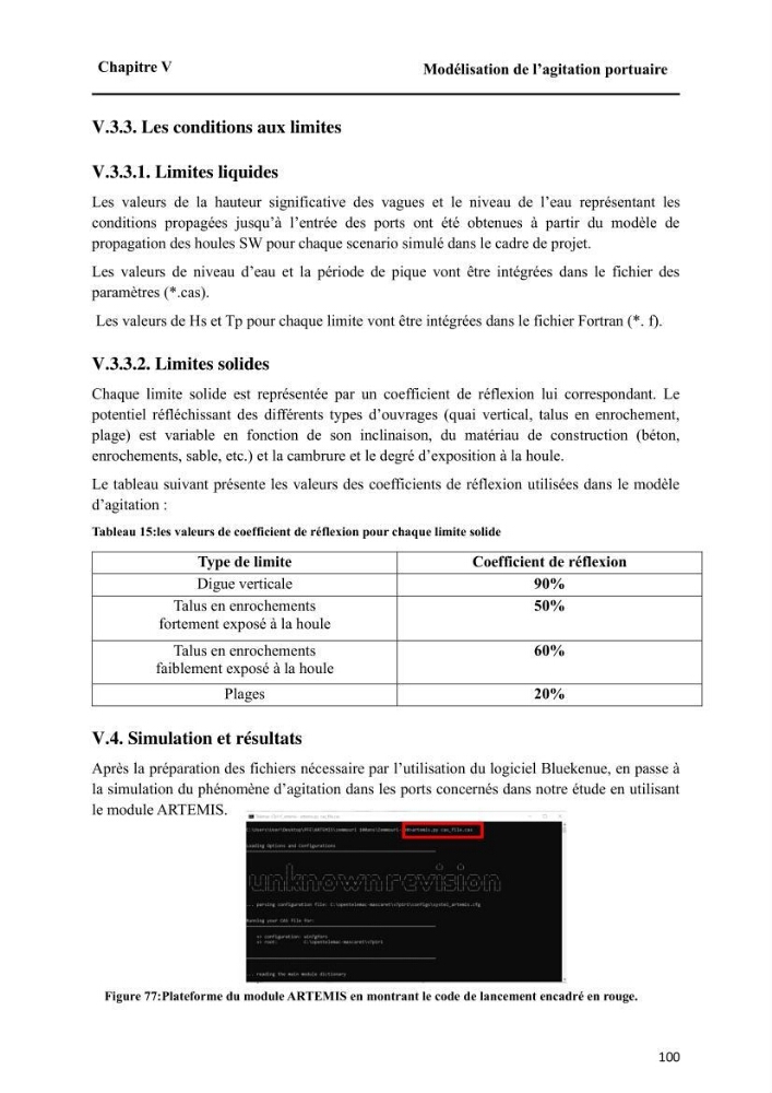 Modélisation de l\'impact des évènements océanologiques extrêmes sur le comportement et l\'agitation des zonzs portuaires du littoral centre Algérien