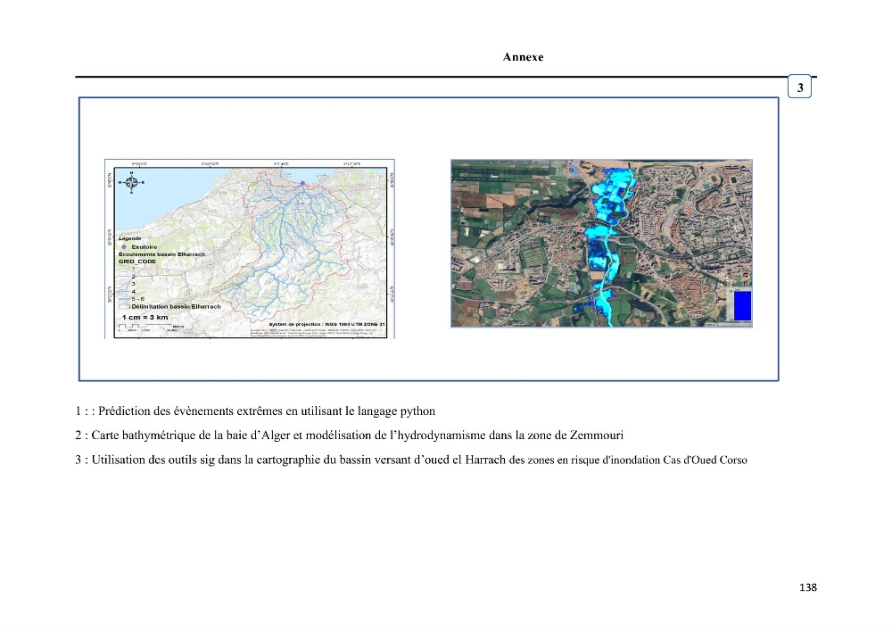 Modélisation de l\'impact des évènements océanologiques extrêmes sur le comportement et l\'agitation des zonzs portuaires du littoral centre Algérien